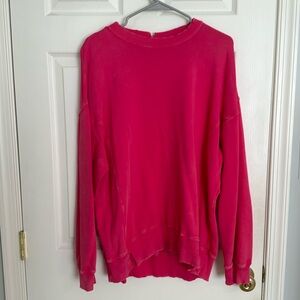 Aerie oversized crewneck (pink)